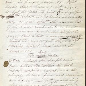 a page of handwritten text