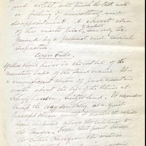 a page of handwritten text