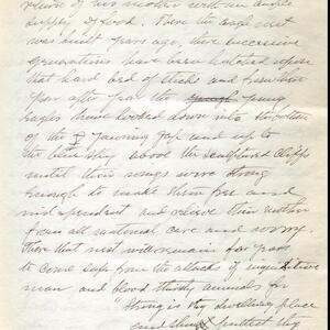 a page of handwritten text