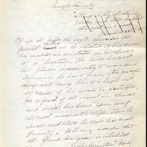 a page of handwritten text