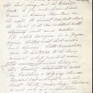 a page of handwritten text