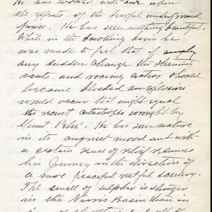 a page of handwritten text