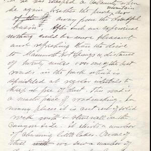 a page of handwritten text