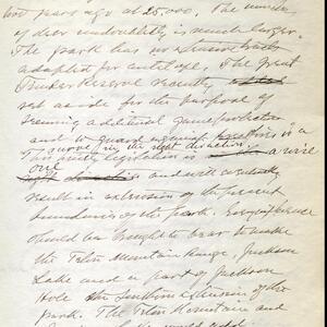 a page of handwritten text