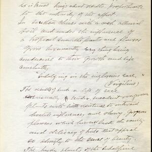 a page of handwritten text