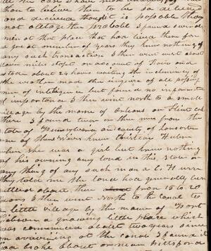 a page of handwritten text