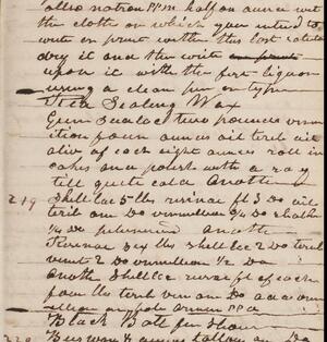 a page of handwritten text