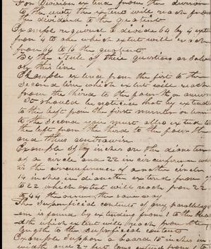 a page of handwritten text