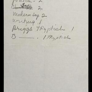 a page of handwritten text