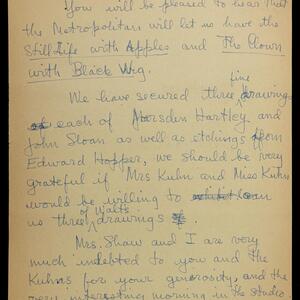 a page of handwritten text