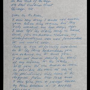 a page of handwritten text