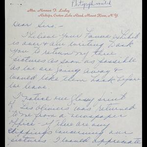 a page of handwritten text