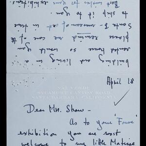 a page of handwritten text