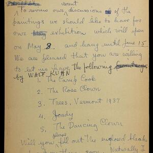 a page of handwritten text