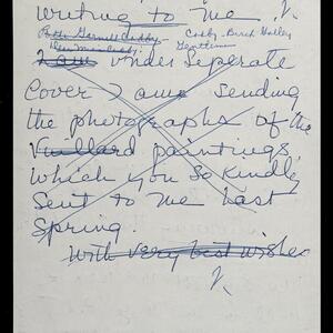 a page of handwritten text
