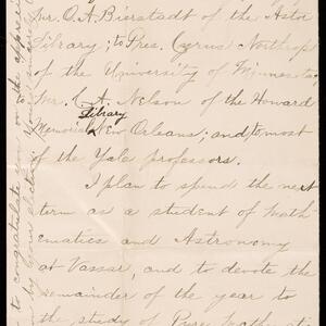 a page of handwritten text