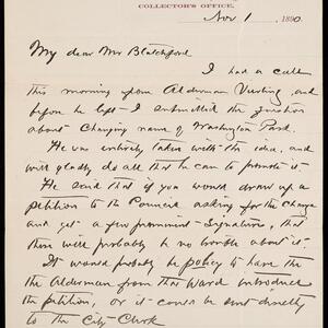 a page of handwritten text