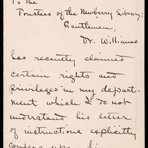 a page of handwritten text