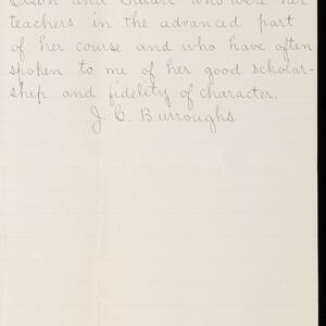 a page of handwritten text