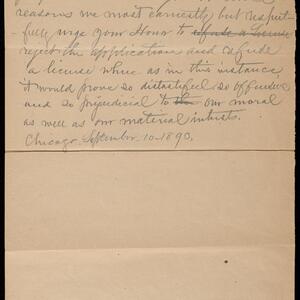 a page of handwritten text