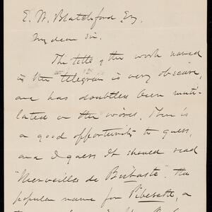a page of handwritten text