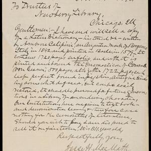 a page of handwritten text