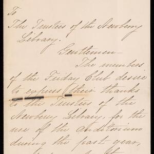 a page of handwritten text