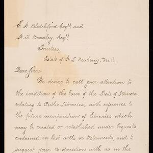 a page of handwritten text