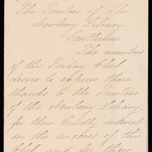 a page of handwritten text