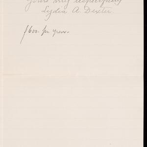 a page of handwritten text