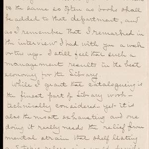 a page of handwritten text