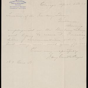 a page of handwritten text