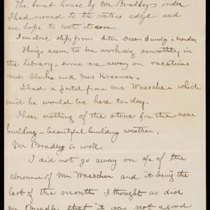a page of handwritten text