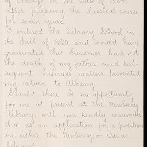a page of handwritten text