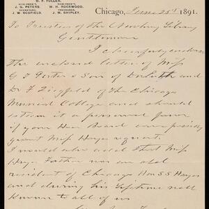 a page of handwritten text