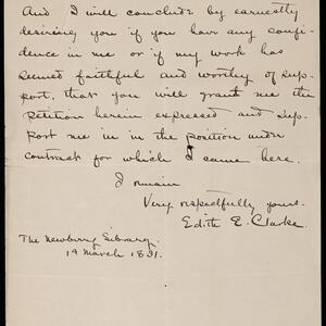 a page of handwritten text