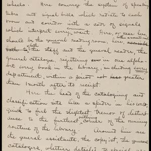 a page of handwritten text