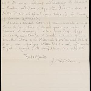 a page of handwritten text