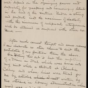 a page of handwritten text
