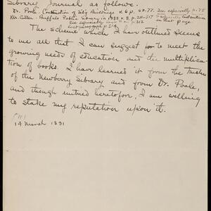 a page of handwritten text