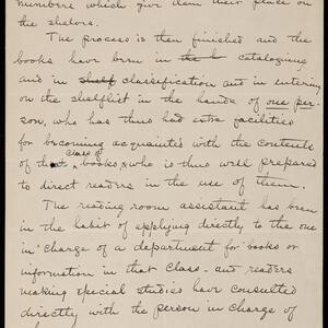 a page of handwritten text