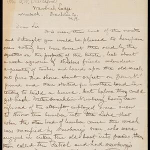 a page of handwritten text