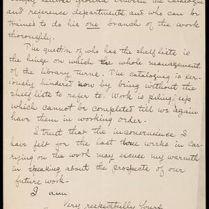 a page of handwritten text