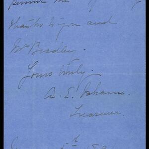a page of handwritten text