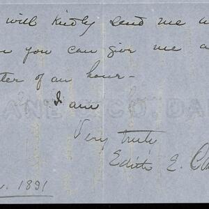 a page of handwritten text
