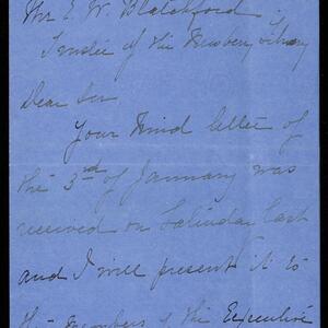 a page of handwritten text