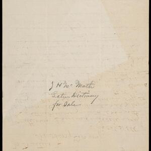a page of handwritten text