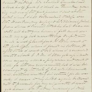 a page of handwritten text