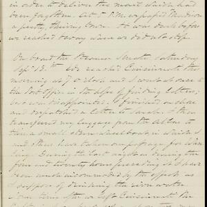 a page of handwritten text