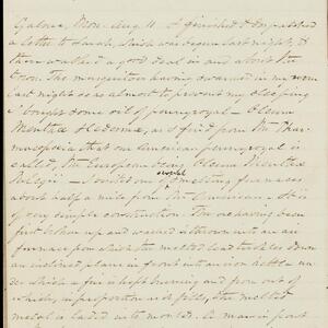 a page of handwritten text